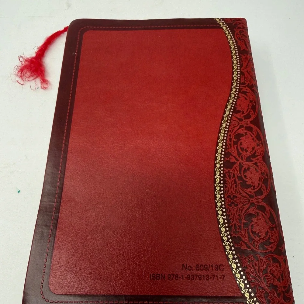 New American Bible St Joseph Confirmation Edition Red Leatherette 9781937913717